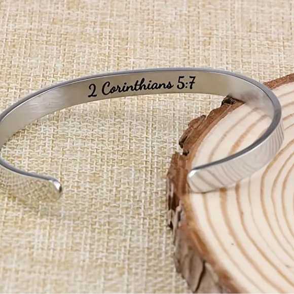 Inspirational Cuff Bracelet - Picture 2 of 4